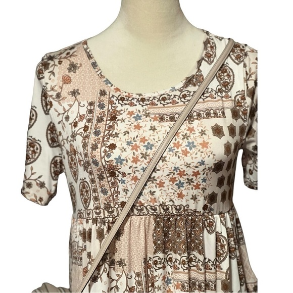 Boutique women’s medium printed dress NWOT - Picture 4 of 7